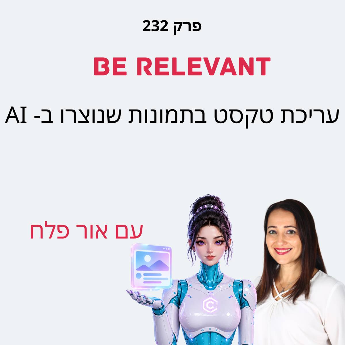 פרק 232 - עריכת טקסט בתמונות